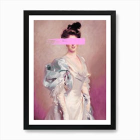 Portrait Of A Lady Art Print