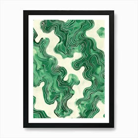 Wavy Pattern 1 Art Print