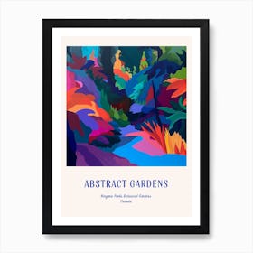 Colourful Gardens Niagara Parks Botanical Gardens Canada 3 Blue Poster Art Print