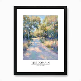 The Domain Austin Texas Oil Painting 3 Poster Art Print