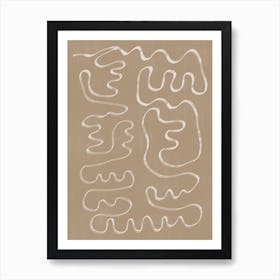 Wavy Lines Art Print