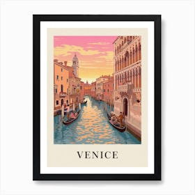 Vintage Travel Poster Venice 2 Art Print