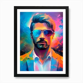 Creative Male Portrait 173 Art Print