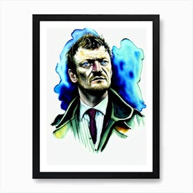 Jason Flemyng In Lock, Stock And Two Smoking Barrels Watercolor 3 Art Print