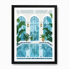Swimming Pool Interior 1 Art Print