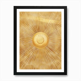 Golden Sun Art Print