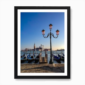 Venice Gondole Path Art Print