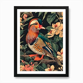 Mandarin Duck Art Print