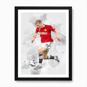 Rasmus Hojlund Manchester Art Print