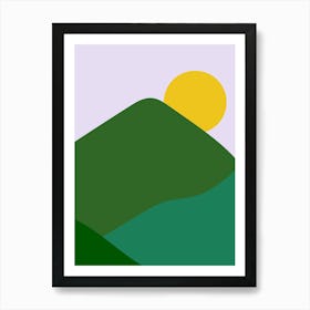 Mountain Landscape 8 Art Print