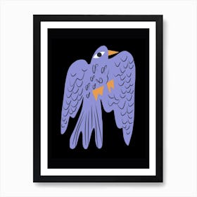 Blue Bird Art Print