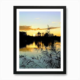 Sunset Over Dolina Miazgi Pod Andrespolem. Art Print