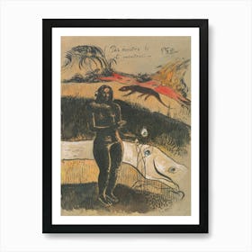 Delightful Land (Nave Nave Fenua), Paul Gauguin Art Print