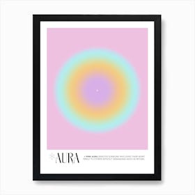 Aura Pink Art Print