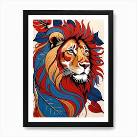 Lion animal 1 Art Print