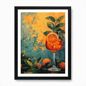 Aperol Spritz Orange 22 Art Print