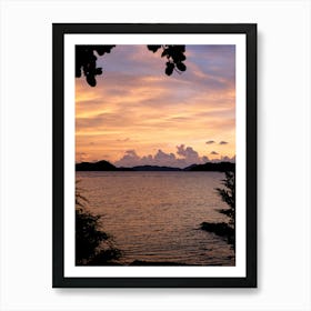 Sunset Kho Mak Art Print