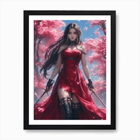 Thorn Princess Assassin Yor Forger Art Print