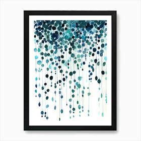 Water Droplet Painting Art Print