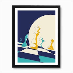 Chess Art Print