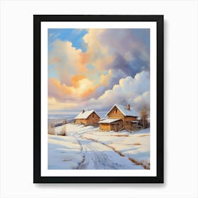 Winter Landscape 21 Art Print