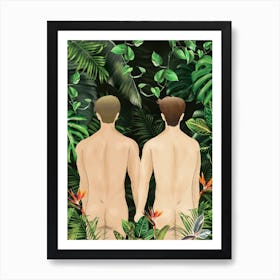 Wild Jungle Men Art Print