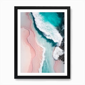 Pink Sand Beach Art Print