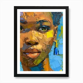 Portrait Of African Woman 43 Art Print