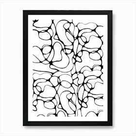 Abstract Lines Pattern Art Print