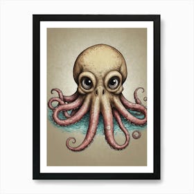 Octopus Canvas Art Art Print