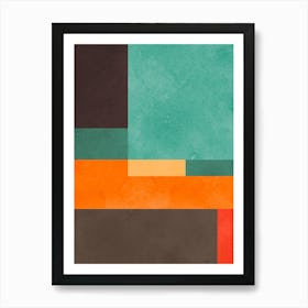 Color geometry in harmony 2 Art Print