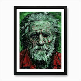 Portrait Of An Old Man 2 Art Print