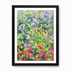 Kalanchoe Impressionist Painting Art Print