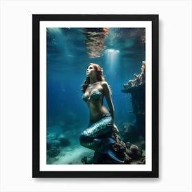 Mermaid-Reimagined 69 Art Print