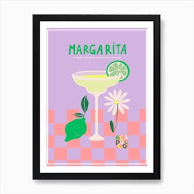 Cocktail collection - Margarita Art Print Art Print