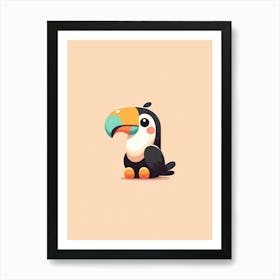 Cute Toucan Infant Child Nursery Play Art Art Print