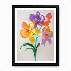 Dreamy Inflatable Flowers Orchid 1 Art Print