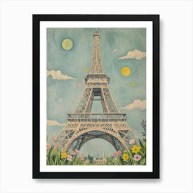 Paris Eiffel Tower Art Print