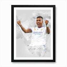 Rodrygo Real Madrid Art Print