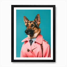 A German Shepherd Dog 7 Art Print