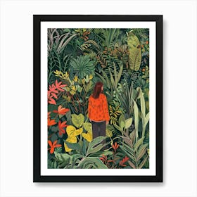 In The Garden Montreal Botanical Gardens 1 Art Print