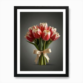 Bouquet Of Tulips Art Print