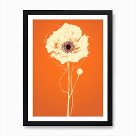 Poppy Flower Art Print