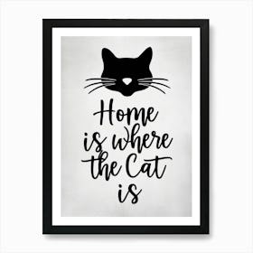 Home Is Where The Cat Is 2 Art Print