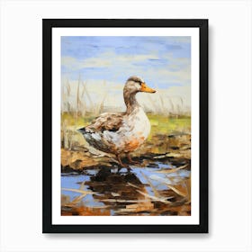 Bird Painting Mallard Duck 4 Art Print