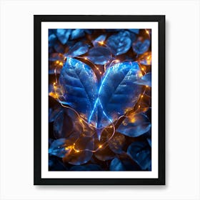 Heart Shaped Leaves Art Print