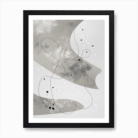 Abstract Art Illustration In A Digital Creative Style 05 Art Print