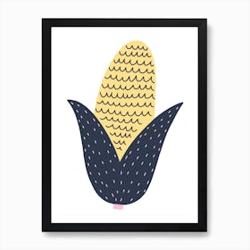 Corn Cob Art Print