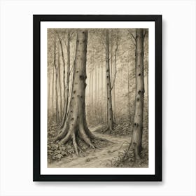 Forest Path 1 Art Print