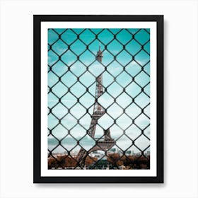 Slice Eiffel Tower Paris Art Print